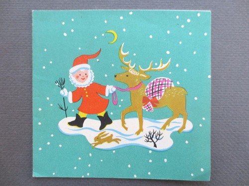 Vintage weihnachtskarte - vintage,