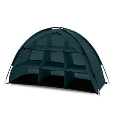 qeedo Shelf Camping Regal Campingschrank faltbar - Graphite Blue