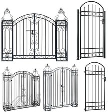 Gartentor Metalltor Toranlage Rundbogentor Gartenpforte Zauntor Gartentür Tor DE