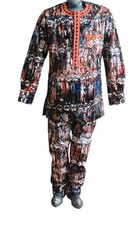 Ready To Wear Men's Tie Dye Adire Top and Trouser. 