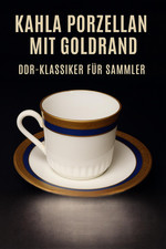 Kahla DDR Mokka Tasse mit Goldrand – Sammlerstück aus Thüringen