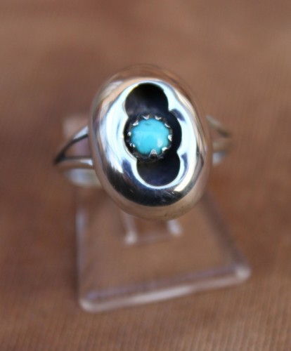 Navajo shadow box - ring,, damen