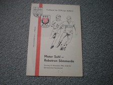 Programm    Motor Suhl   -