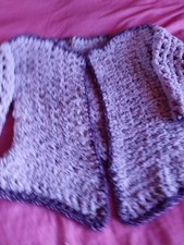 Lila Kuschel Strickjacke Gestrickt Und Gehäkelt