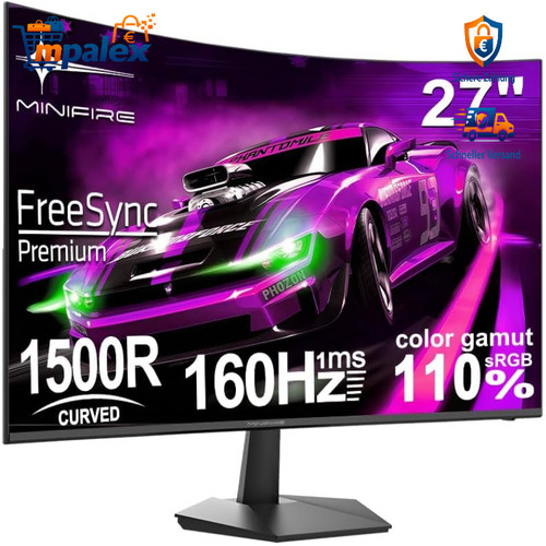 Minifire zoll curved gaming - minifire, 27