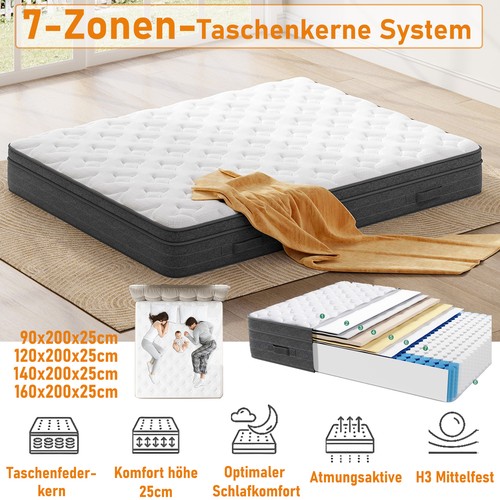 Zonen matratze h3 - 7,