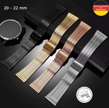 Uhrenarmband Milanaise Armband 20 22 mm Universell Samsung Mesh Edelstahl Uhr