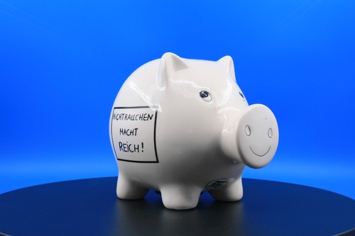 Sparschwein für nichtraucher - sparschwein,