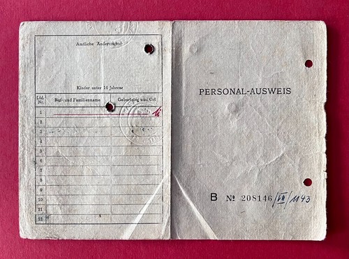 Alter personal ausweis mit - ausweis,