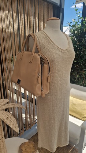 Aigner tasche beige leder - aigner,