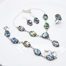 Abalone Muschel Edelstein .925
