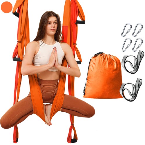 Yoga schwebetuch mit zubehör - mit,