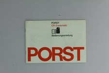 Porst automatic anleitung - porst, cr-3
