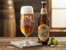 Pilsglas mit name graviert - name,