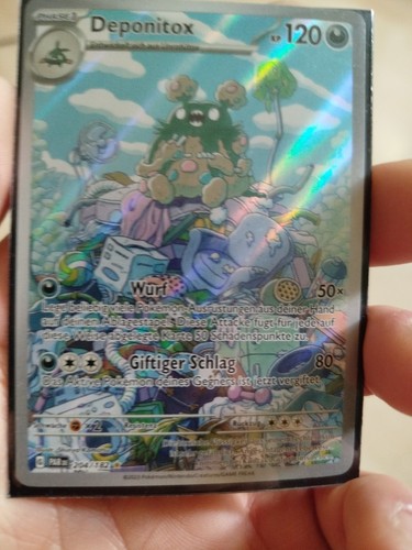 Pokémon karte deponitox - karte,