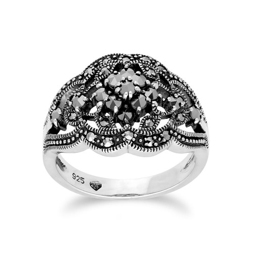 Jugendstil stil rund markasit - stil,