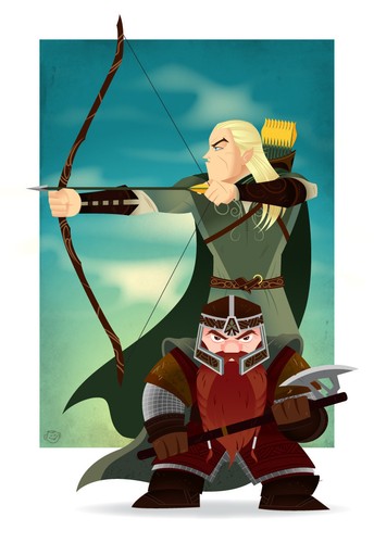 Herr der ringe legolas - der, gimli