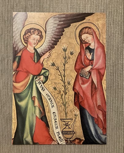 Postkarte verkündigung - 1, postkarte,