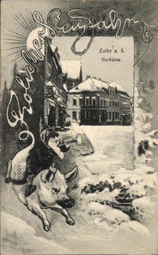 Calbe der saale - an,