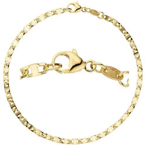 Armkette 585 gold breit - 585,