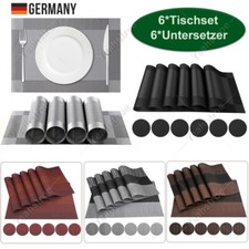 12er Set Tischset PVC Platzset