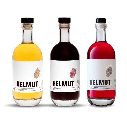 Helmut wermut set weiß - set:, rot