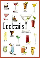 Blechschild 20x30 cocktails - blechschild,