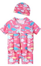 Kinder Schwimmanzug Badebekleidung Badeanzug Schwimmweste Baby Sommer