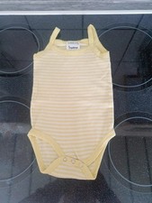 Gelb/weiß gestreifter