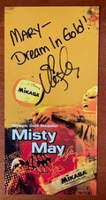 Misty May Signed Mikasa 3"x 6"