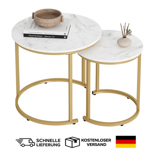 Couchtisch set gold - couchtisch, 2