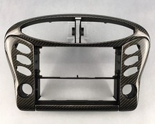 Porsche 986 Classic Carbon Aufnahme Rahmen w/o nav. center bezel switch trim kit