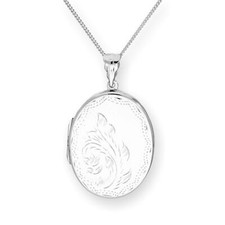 Groß Sterlingsilber Graviert