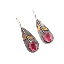 Ovale Rosa Turmalin Stein