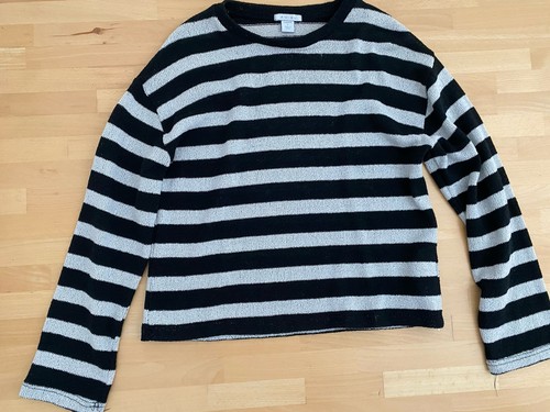 Amisu pullover schwarz - amisu, schwarz-weiß