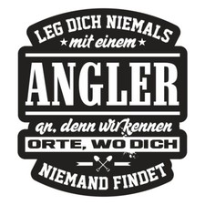 Aufkleber Wetterfest ANGLER 10