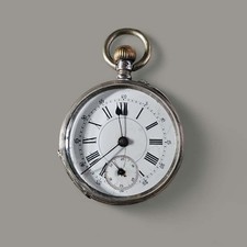 Antike taschenuhr silber - antike,
