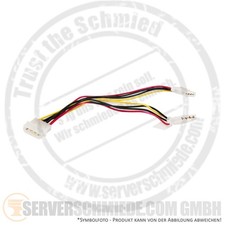 Generic 20cm Stromkabel Splitter 1x Molex 4-pin Buchse to 2x Molex 4-pin Stecker
