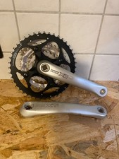 Shimano Deore XT Kurbel FC-M750 175mm MTB Kurbelset Silber
