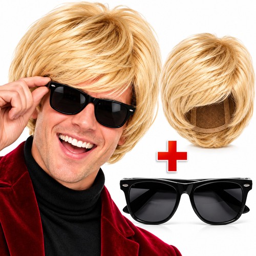 Heino perücke brille - brille, set