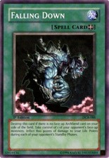 YuGiOh Falling Down (V.1) DCR-EN088 Common Englisch Light Played unl.