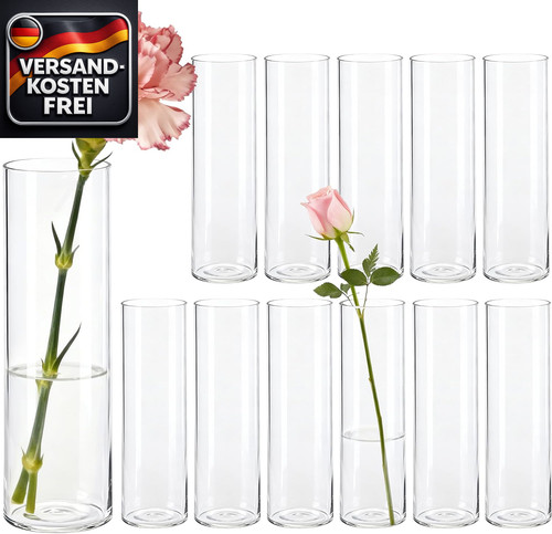 Kleine glasvasen set stück - glasvasen,