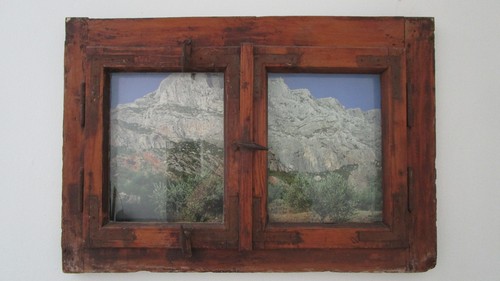 Antikes holz fenster mit - holz-fenster,
