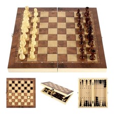 3 in1 Schach Backgammon Dame