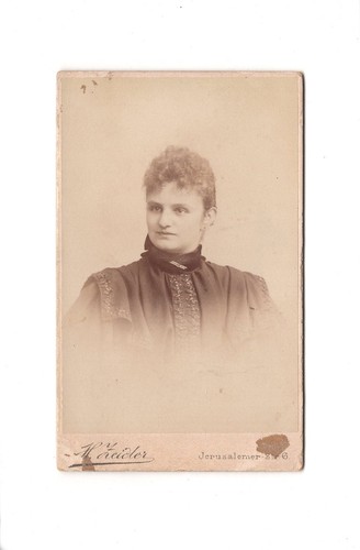 Cdv foto damenportrait - damenportrait,