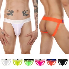 Herren Suspensorium Jockstrap Slip Sexy Atmungsaktive Unterwäsche Unterhose
