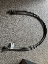 Wasserhahn Anschlussleitung Anschlussschlauch 2x1000mm 3/8 ÜM x 10mm Quetsch