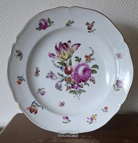 Kpm teller blumendekor - teller,