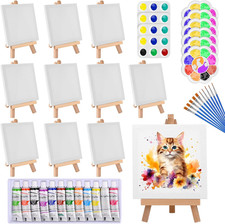 52 Stück Mini-Staffeleien