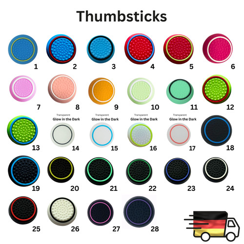 Controller thumbstick gummi - 4x,